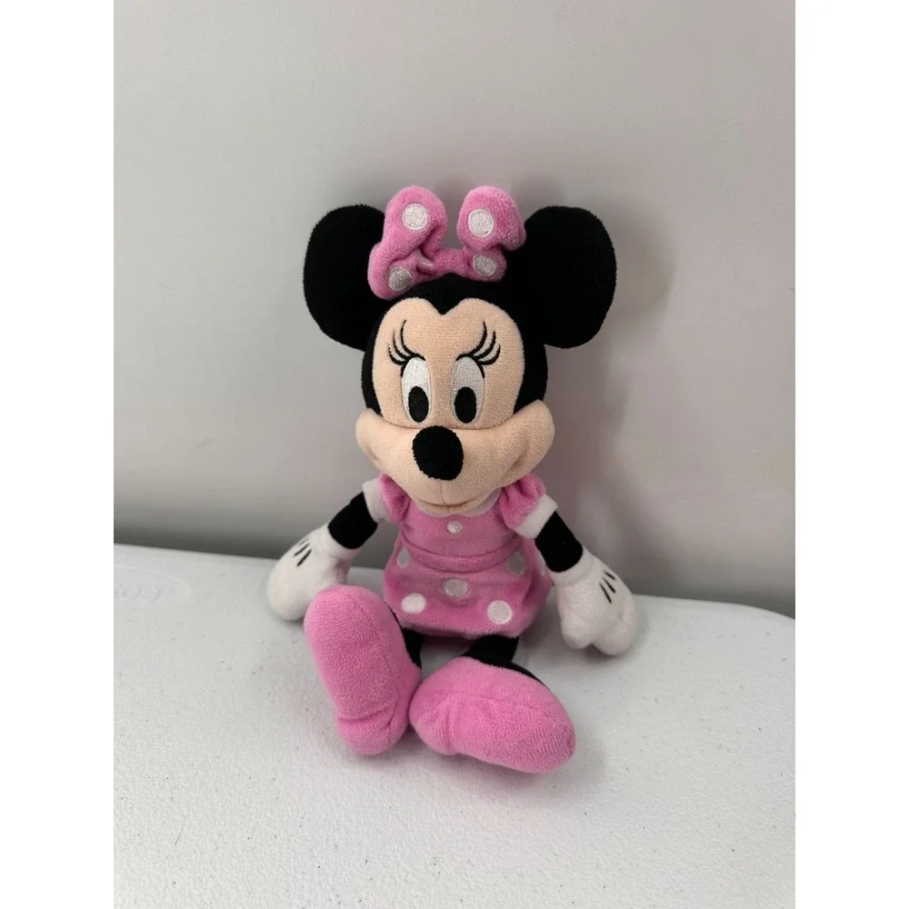 Disney Mickey‎ & Minnie Mouse Plush Set Just Play Pair Stuffed Animals READ 10